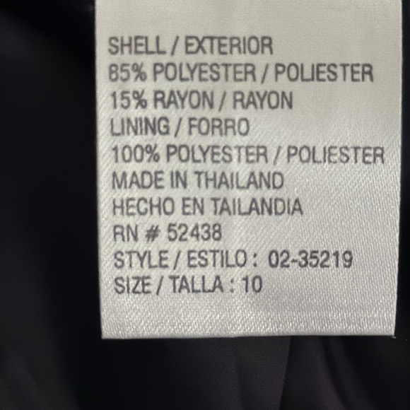 PLAZA SOUTH VINTAGE CLASSIC Sophisticated Trench Jacket/Dress Women's Size 10 - Picture 10 of 10